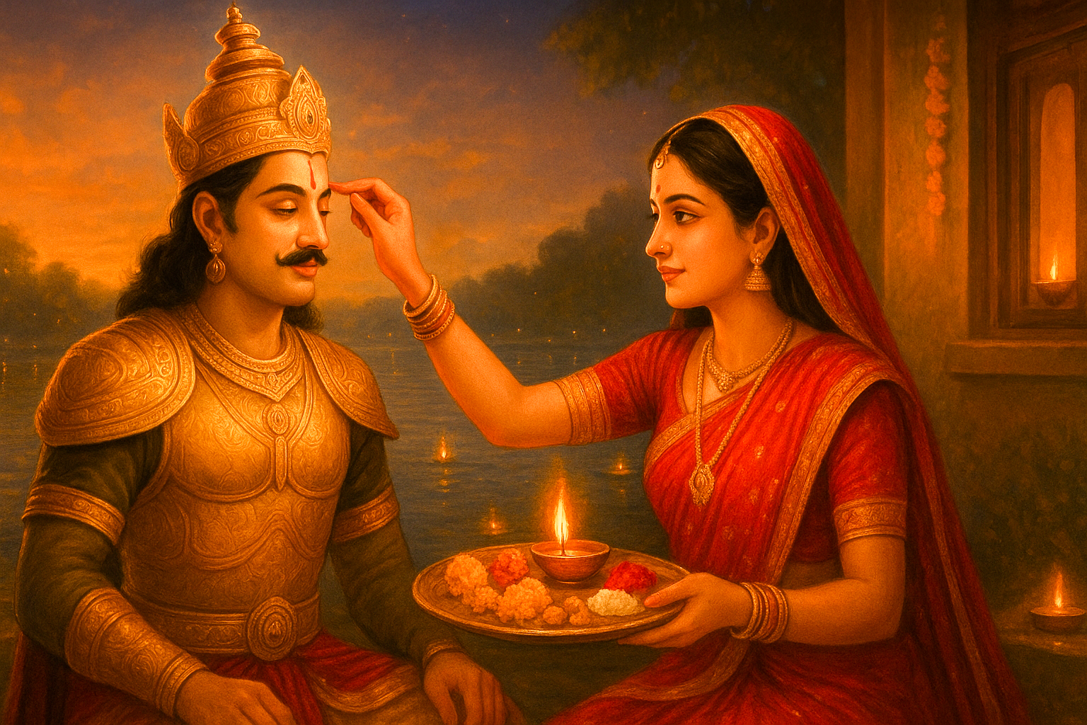 Bhai Dooj Vrat Katha – Story of Yama and Yamuna in Hindi