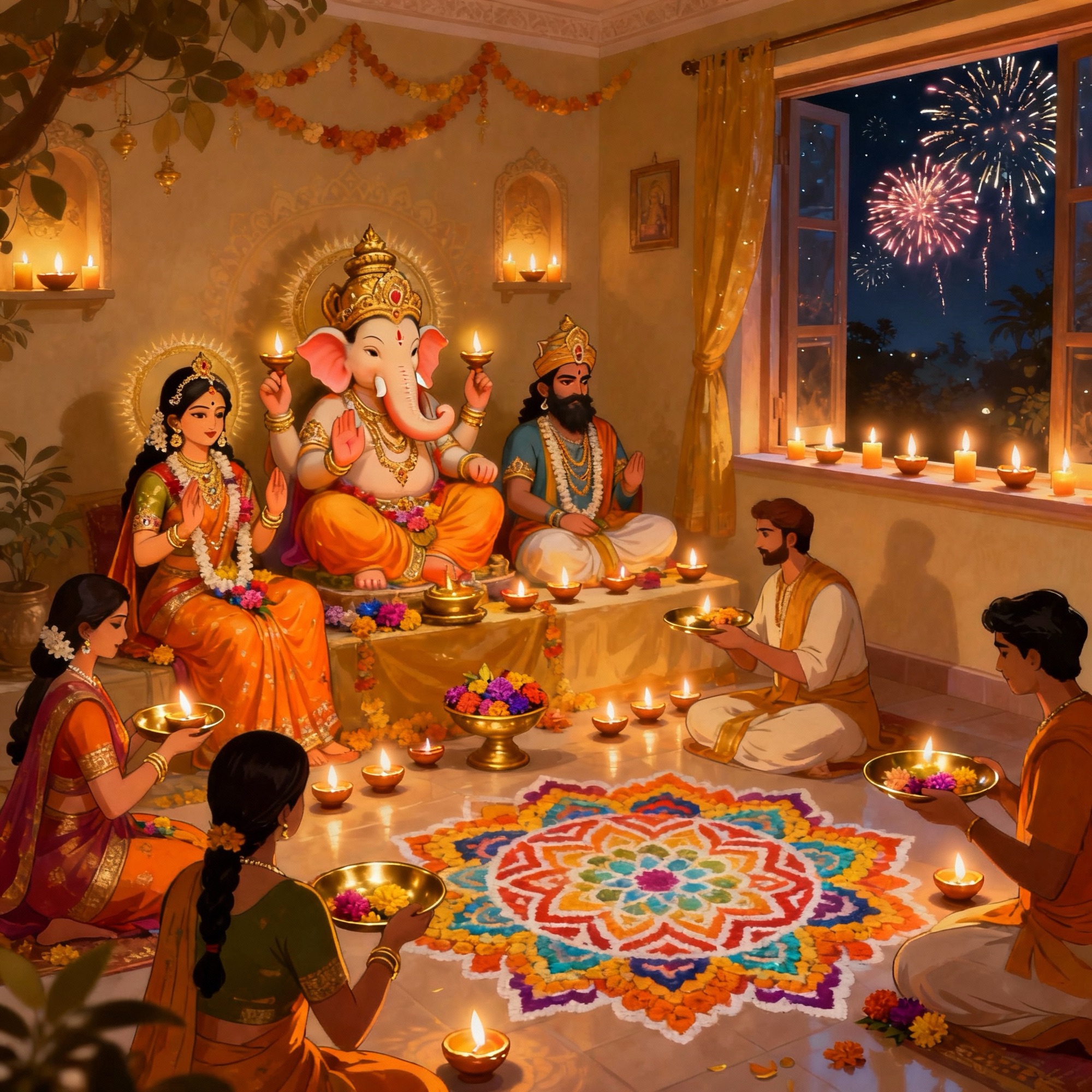 Lakshmi Puja Deepawali 2025 Date, Muhurat, Vidhi, Katha & Significance in Hindi